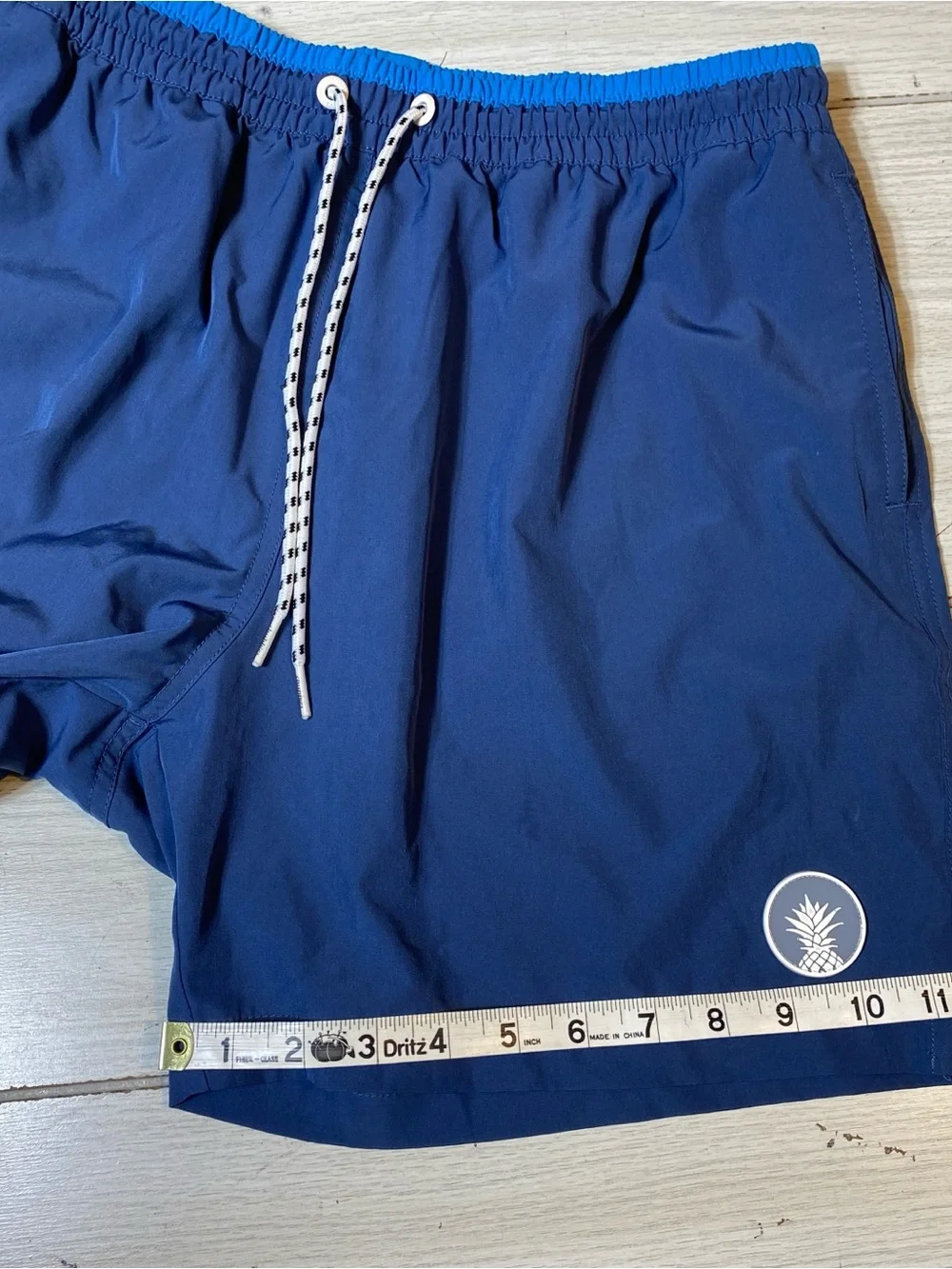 Chubbies Mens Swim Trunk Shorts Blue 5.5